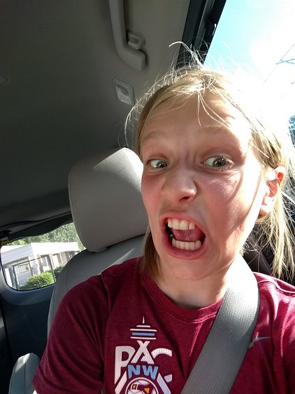 camerazoom-20170717184336402 Zoe on the way home from soccer practice. Apparently she suffered a stroke or something.